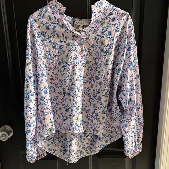 Jessica Simpson Floral Blouse -  size medium - Picture 1 of 3